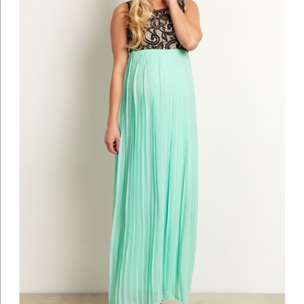 Pink blush Maternity - Mint Chiffon - Medium